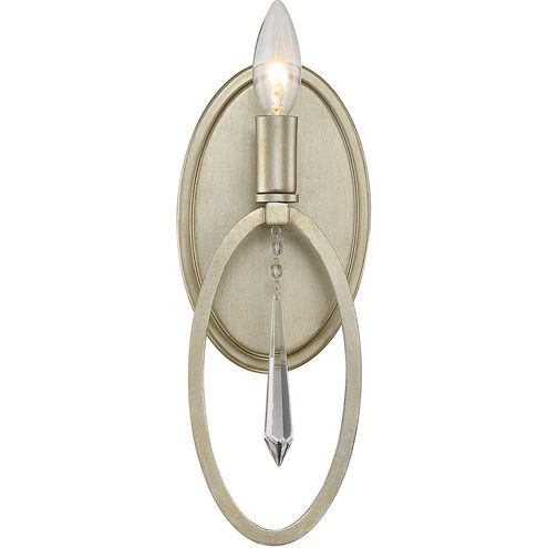 Hutton 1 Light 5 inch Sterling Gold Wall Sconce Wall Light