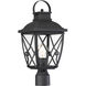 Belmont 1 Light 8 inch Black Outdoor Hanging Lantern
