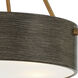 Erba 3 Light 16 inch Old Satin Brass Pendant Ceiling Light