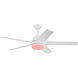 Astrea 52 inch Matte White with Reversible Matte White/Blonde Maple Blades Smart Color Fan