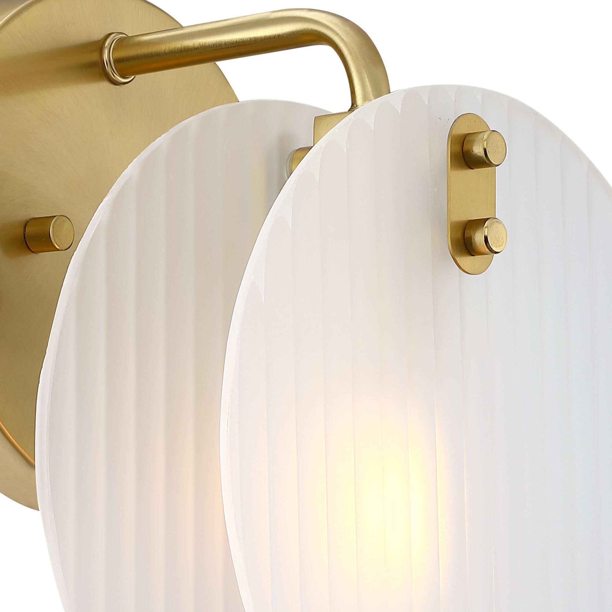 Brushed gold sconce light hot sale