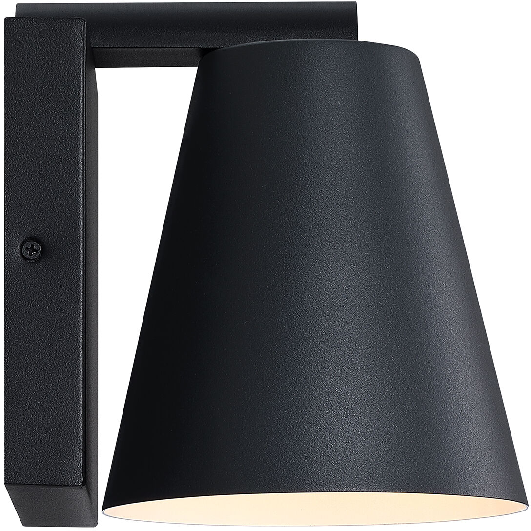 Cedar Mist 1 Light 7.75 inch Black Outdoor Wall Sconce