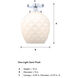 Dita 1 Light 9 inch Polished Nickel Semi-Flush Mount Ceiling Light