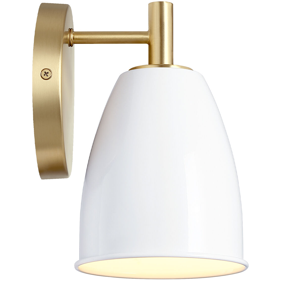 Biba 1 Light 5.25 inch Brushed Gold Wall Sconce Wall Light