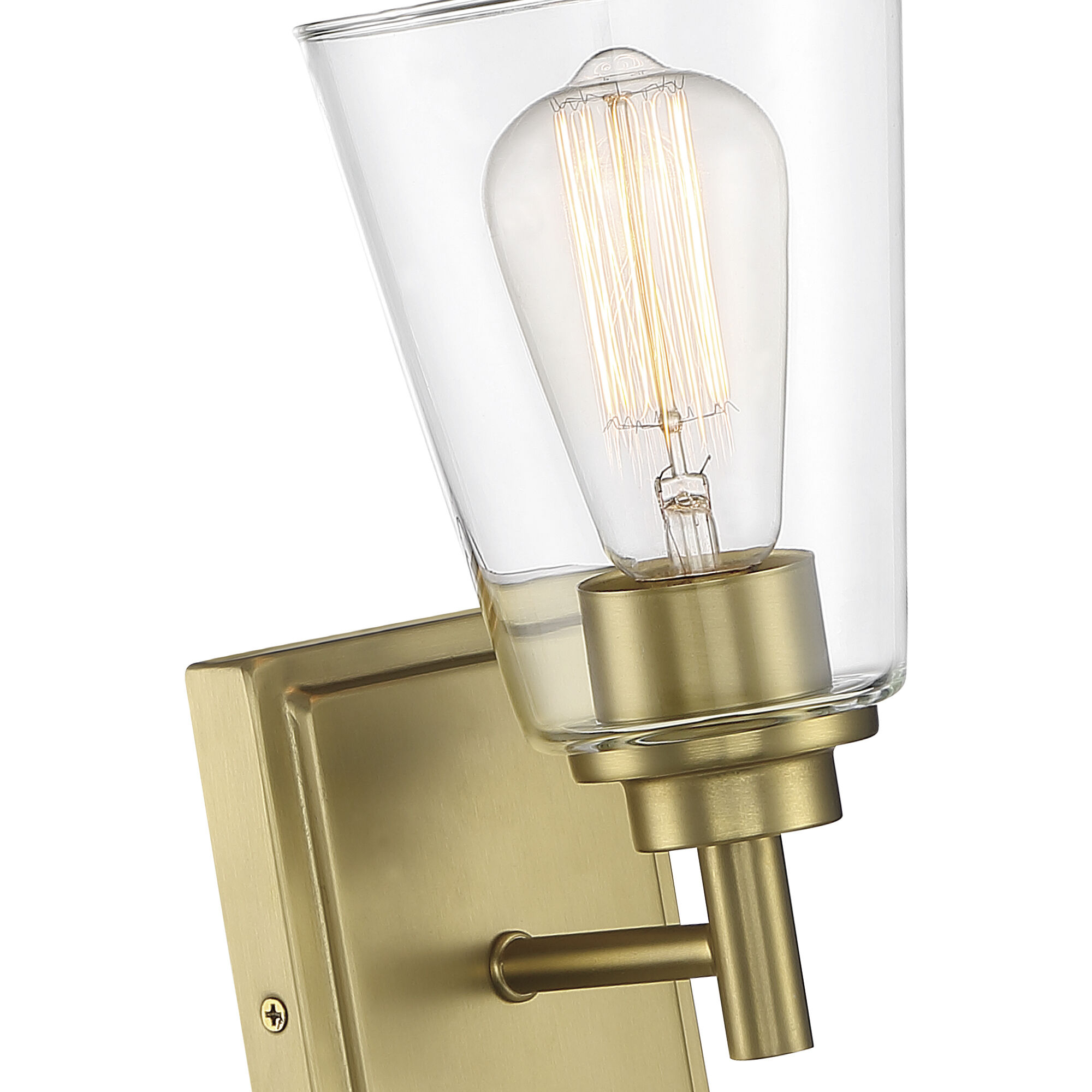 Westin 1 Light 7 inch Brushed Gold Vanity Light Wall Light