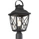 Belmont 1 Light 8 inch Black Outdoor Hanging Lantern