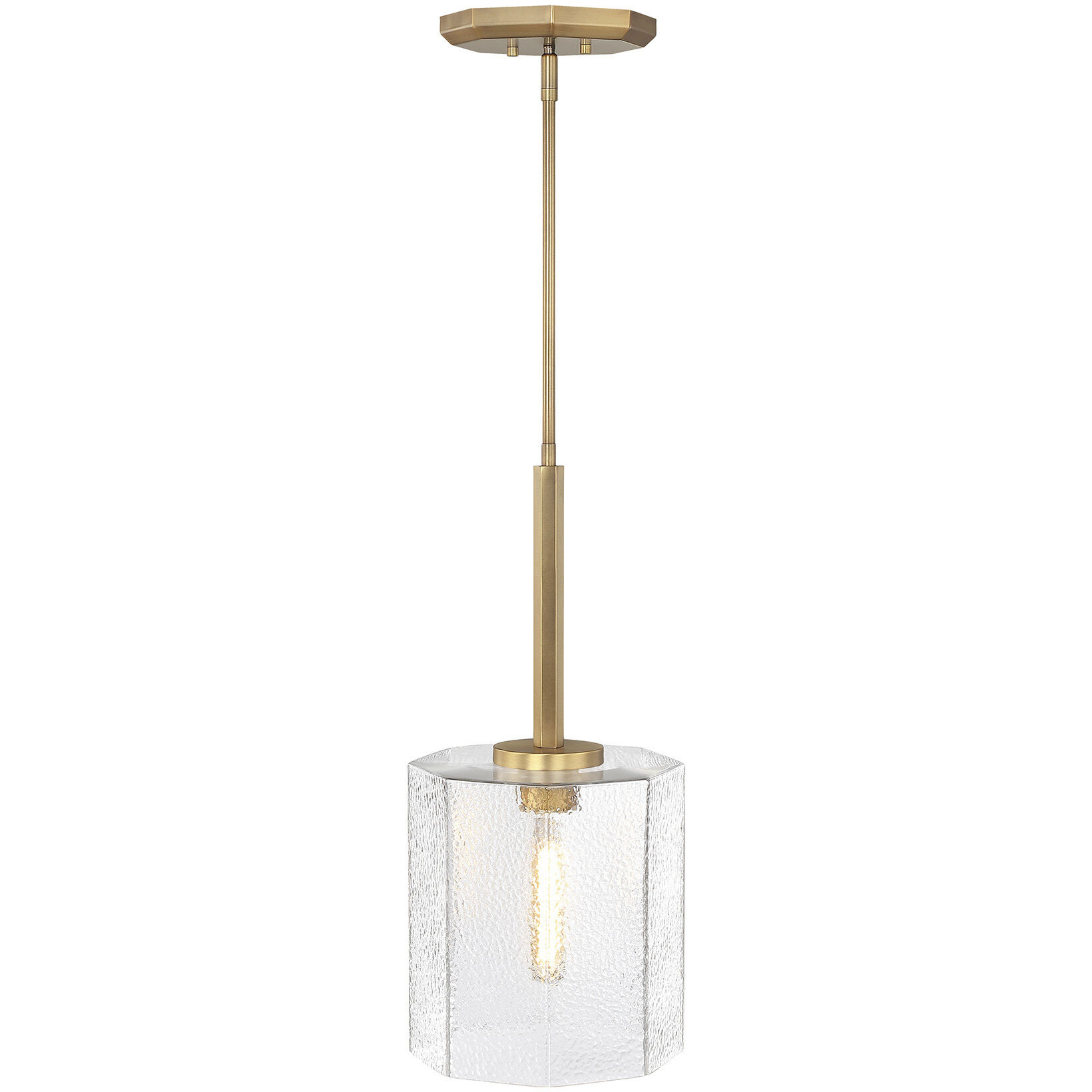 Haven LED 10 inch Old Satin Brass Pendant Ceiling Light