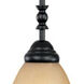 Apollo 1 Light 5 inch Oil Rubbed Bronze Mini Pendant Ceiling Light