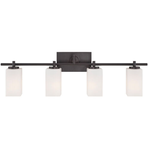 Dakota 4 Light 32 inch Biscayne Bronze Bath Bar Wall Light