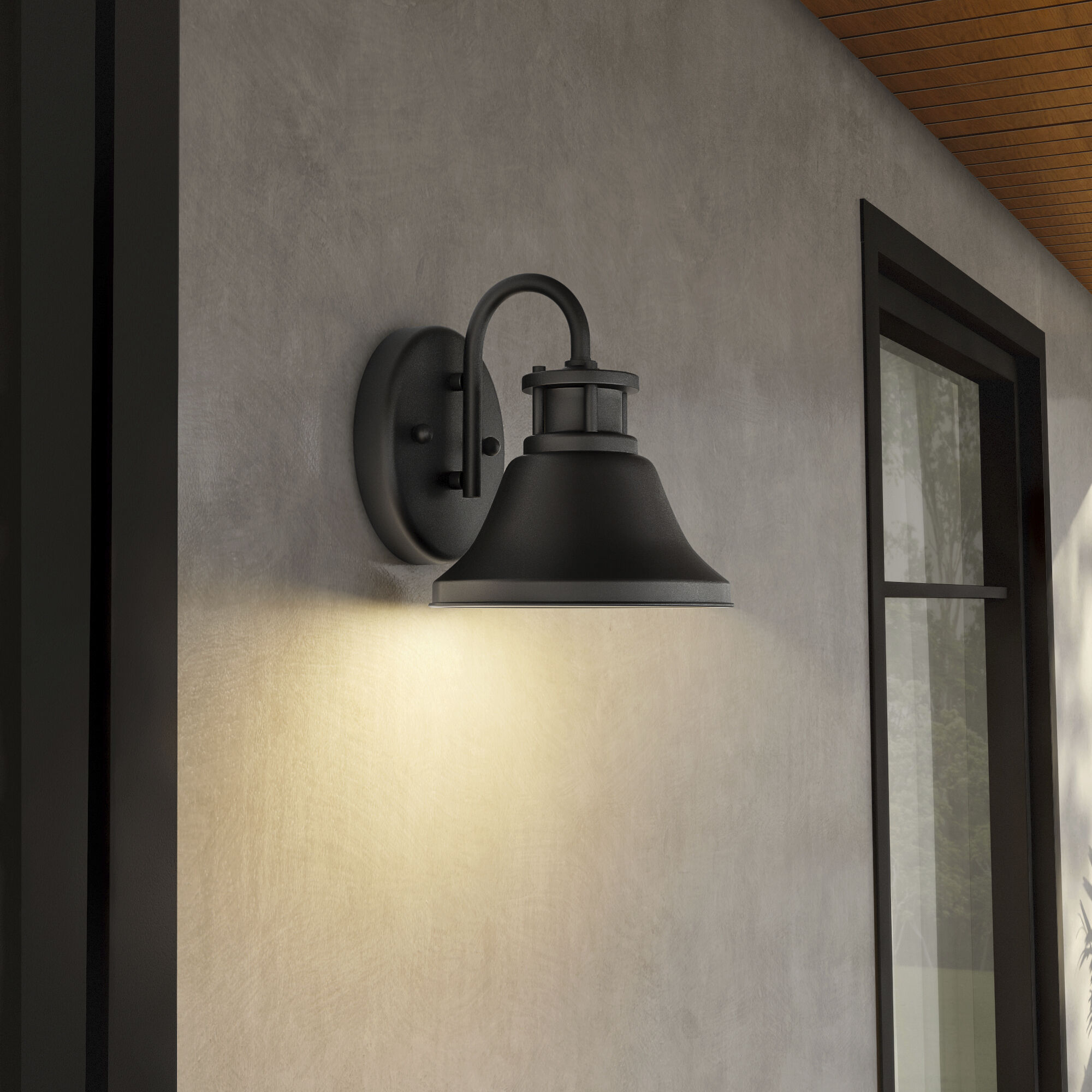 Bayport 1 Light 8 inch Bronze Outdoor Wall Lantern