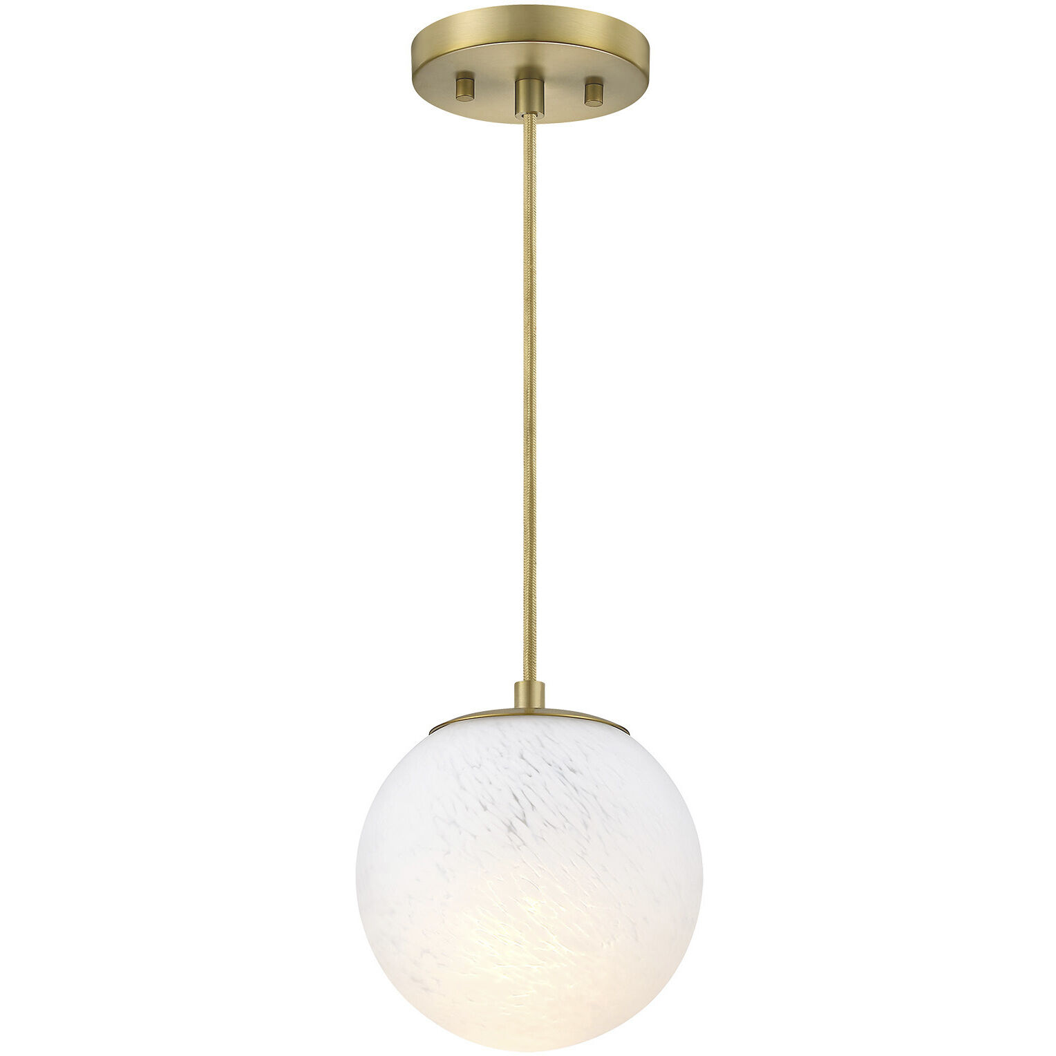 Pixie LED 7 inch Brushed Gold Pendant Ceiling Light