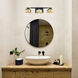 Gatsby 3 Light 24 inch Matte Black Vanity Light Wall Light