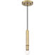 Emmett 1 Light 1 inch Old Satin Brass Mini Pendant Ceiling Light