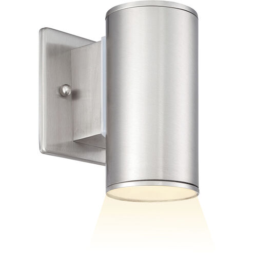 Barrow LED 6 inch Satin Platinum Outdoor Wall Lantern