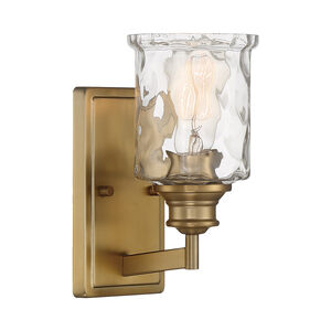 Drake 1 Light 5 inch Brushed Gold Wall Sconce Wall Light