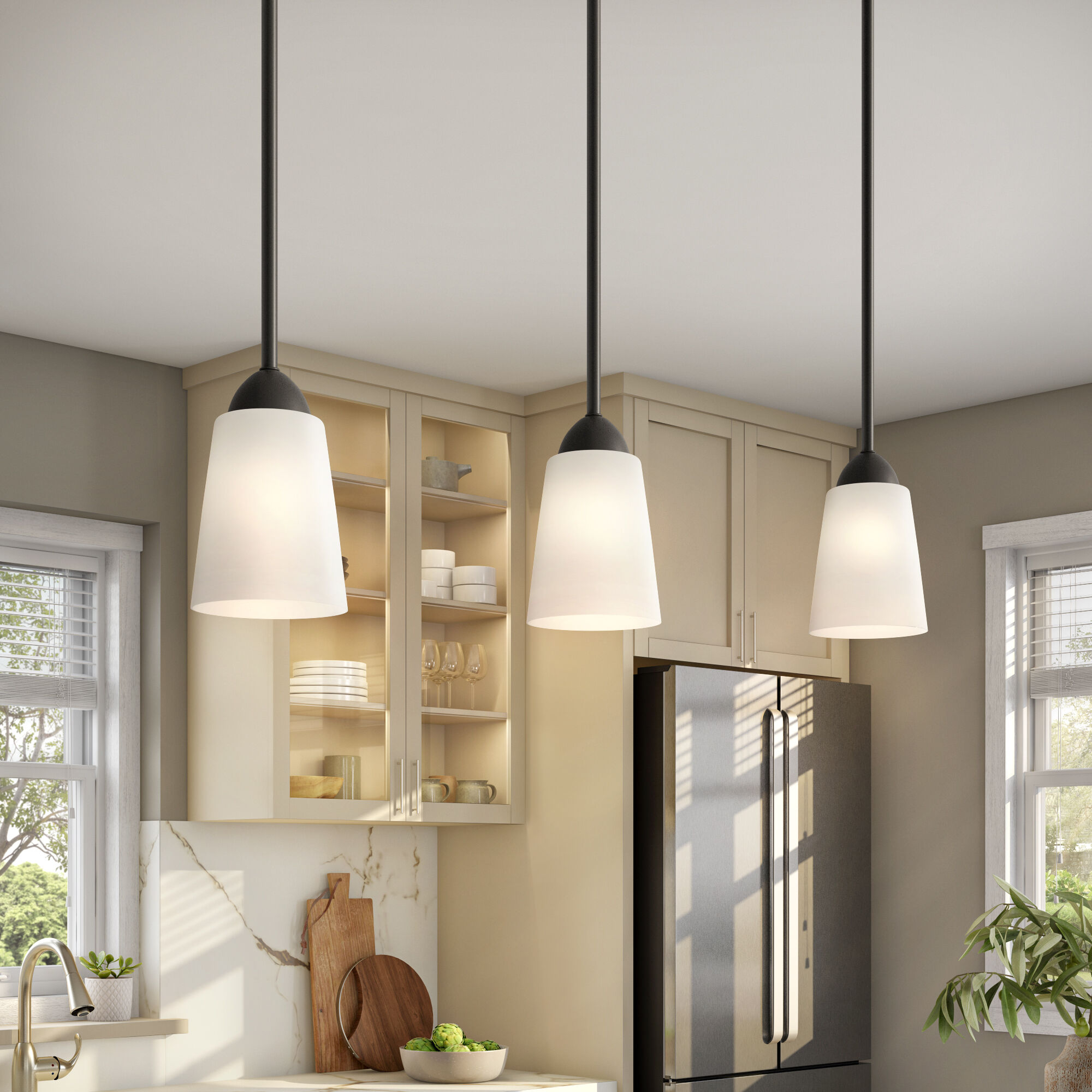 Malone 1 Light 5 inch Matte Black Pendant Ceiling Light