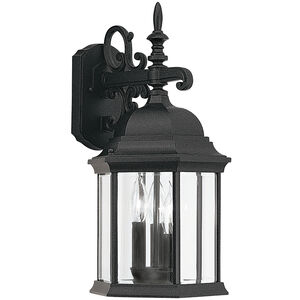 Devonshire 3 Light 19 inch Black Outdoor Wall Lantern