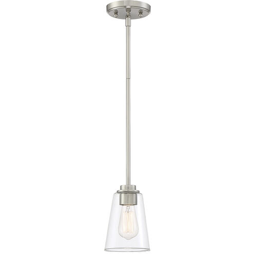 Westin 1 Light 5 inch Satin Platinum Mini Pendant Ceiling Light