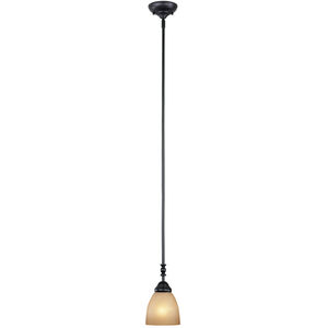 Apollo 1 Light 5 inch Oil Rubbed Bronze Mini Pendant Ceiling Light