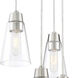 Echo 9 Light 25 inch Satin Platinum Chandelier Ceiling Light