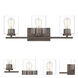 Liam 3 Light 23 inch Satin Copper Bronze Bath Bar Wall Light