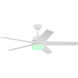 Astrea 52 inch Matte White with Matte White/Blonde Maple Reversible Blades Ceiling Fan