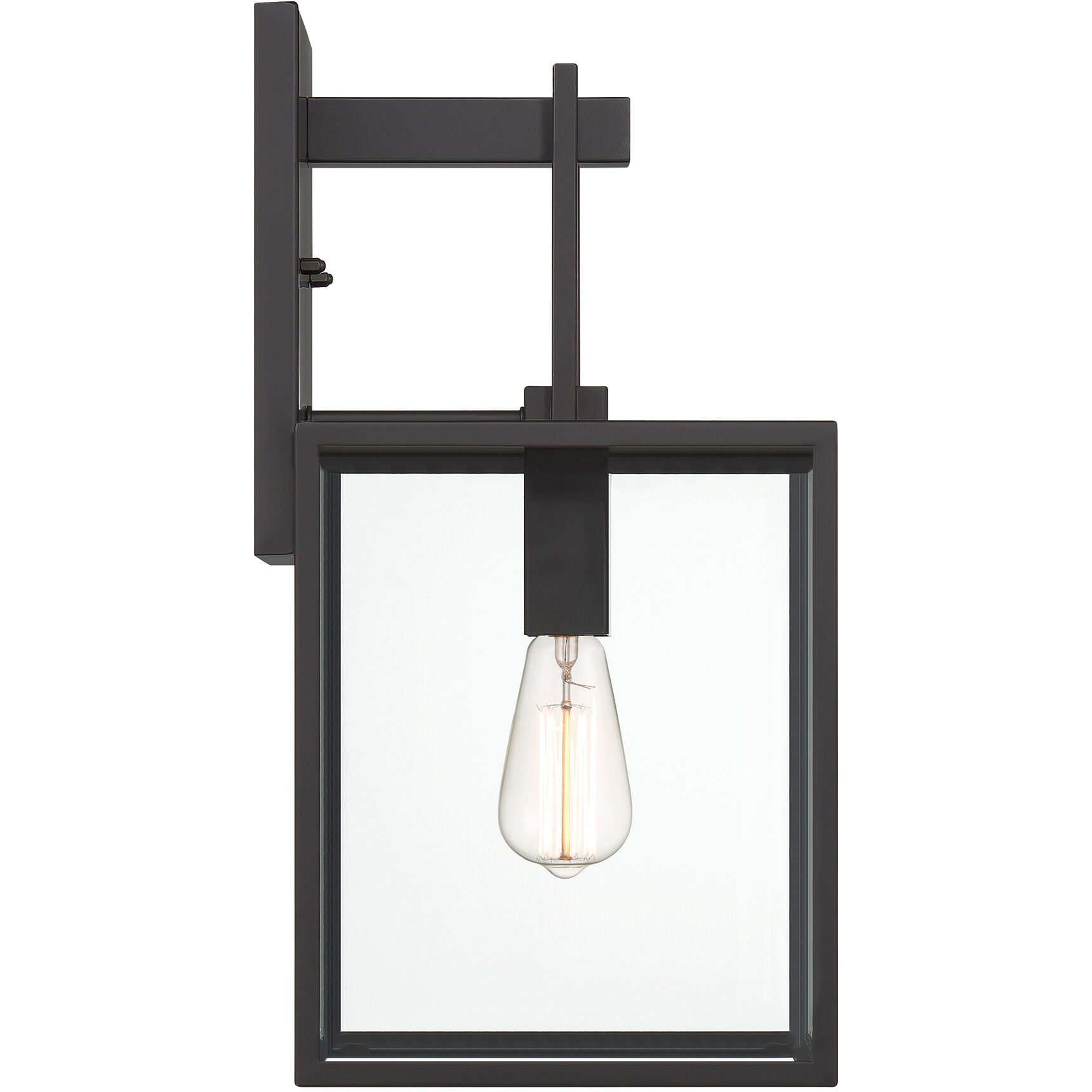 Preston 1 Light 18.75 inch Matte Black Exterior Wall Lantern