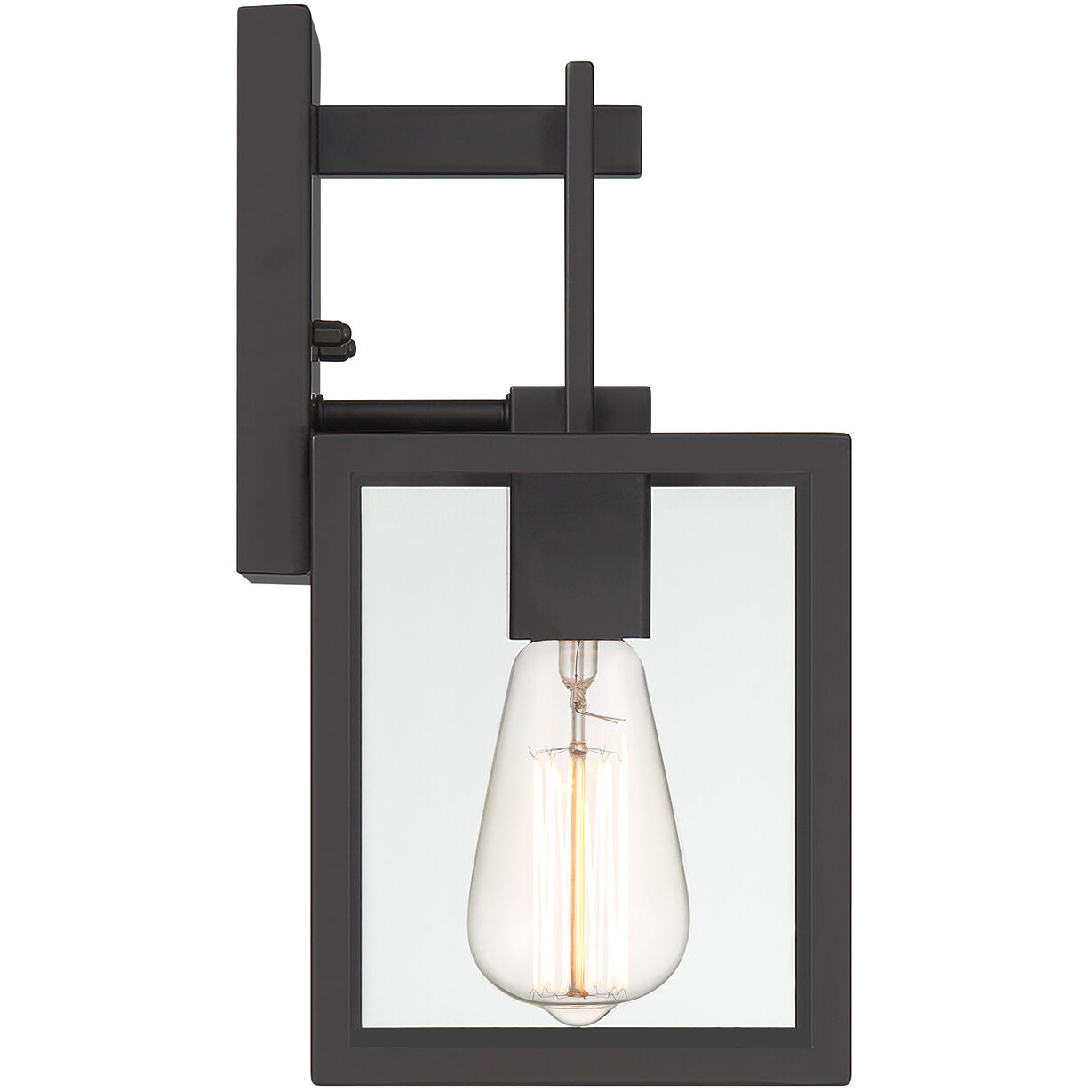 Preston 1 Light 11.75 inch Matte Black Exterior Wall Lantern