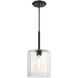 Haven LED 10 inch Matte Black Pendant Ceiling Light