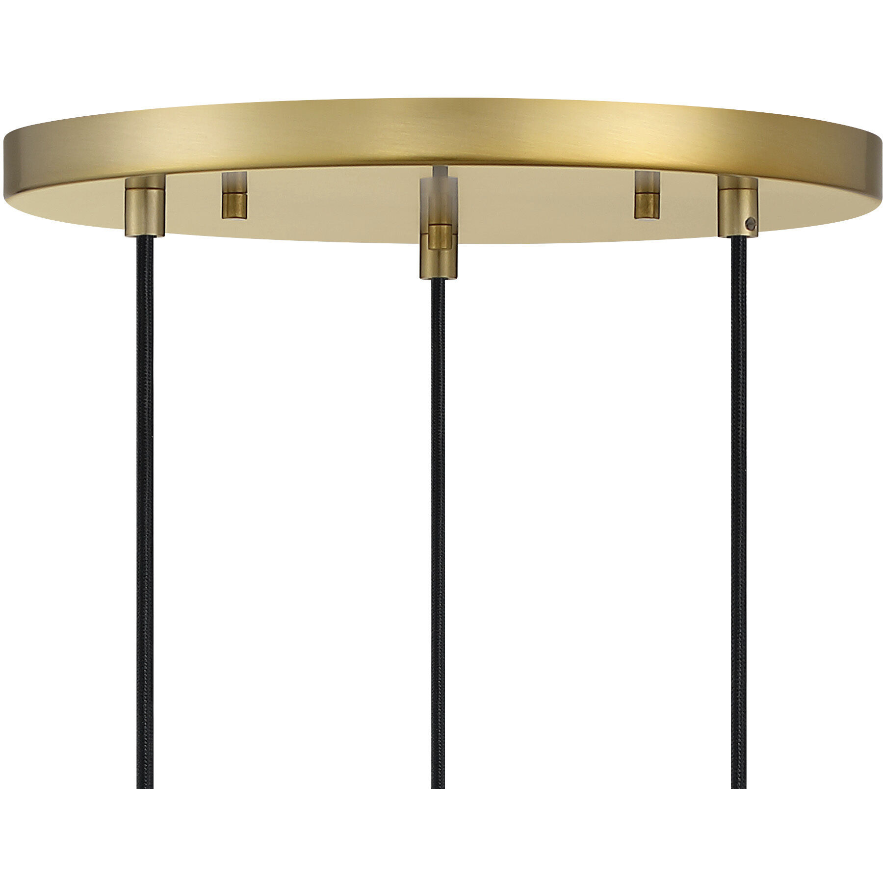 Neva LED 17.75 inch Brushed Gold Chandelier Ceiling Light