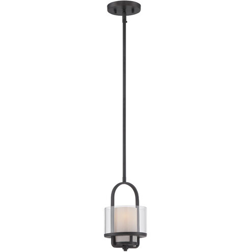 Fusion 1 Light 6.5 inch Biscayne Bronze Mini Pendant Ceiling Light