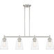 Westin 4 Light 34 inch Satin Platinum Island Pendant Ceiling Light