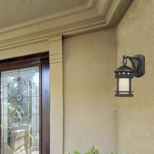 Sedona 1 Light 11 inch Oil Rubbed Bronze Outdoor Wall Lantern in Seedy