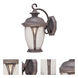 Westchester 1 Light 12.75 inch Rustic Silver Outdoor Wall Lantern in Seedy