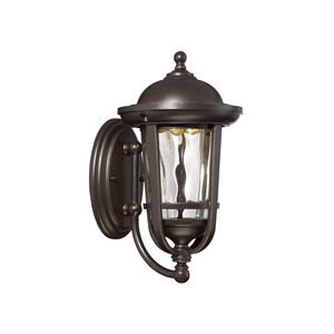 Westbrooke LED 12 inch Aged Bronze Patina Outdoor Wall Lantern