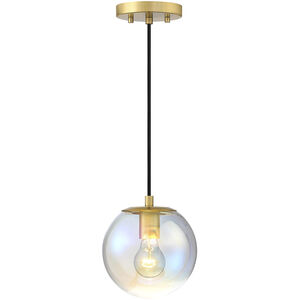Neva LED 7 inch Brushed Gold Pendant Ceiling Light