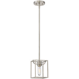 Uptown 1 Light 6 inch Satin Platinum Mini Pendant Ceiling Light