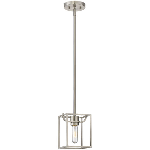 Uptown 1 Light 6 inch Satin Platinum Mini Pendant Ceiling Light