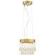 Lucienne LED 8.25 inch Luxor Gold Mini Pendant Ceiling Light