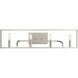 Uptown 4 Light 32 inch Satin Platinum Bath Light Wall Light