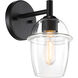 Summer Jazz 1 Light 5.5 inch Matte Black Wall Sconce Wall Light