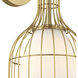 Evensong Wall Sconce Wall Light in Brushed Gold