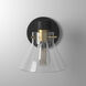 Willow Creek 1 Light 9 inch Matte Black Bath Bar Wall Light