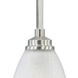 Tackwood 1 Light 5 inch Satin Platinum Mini Pendant Ceiling Light