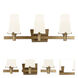 Hyde Park 3 Light 24 inch Vintage Gold Bath Bar Wall Light
