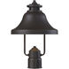 Bayport 1 Light 15 inch Bronze Outdoor Post Lantern