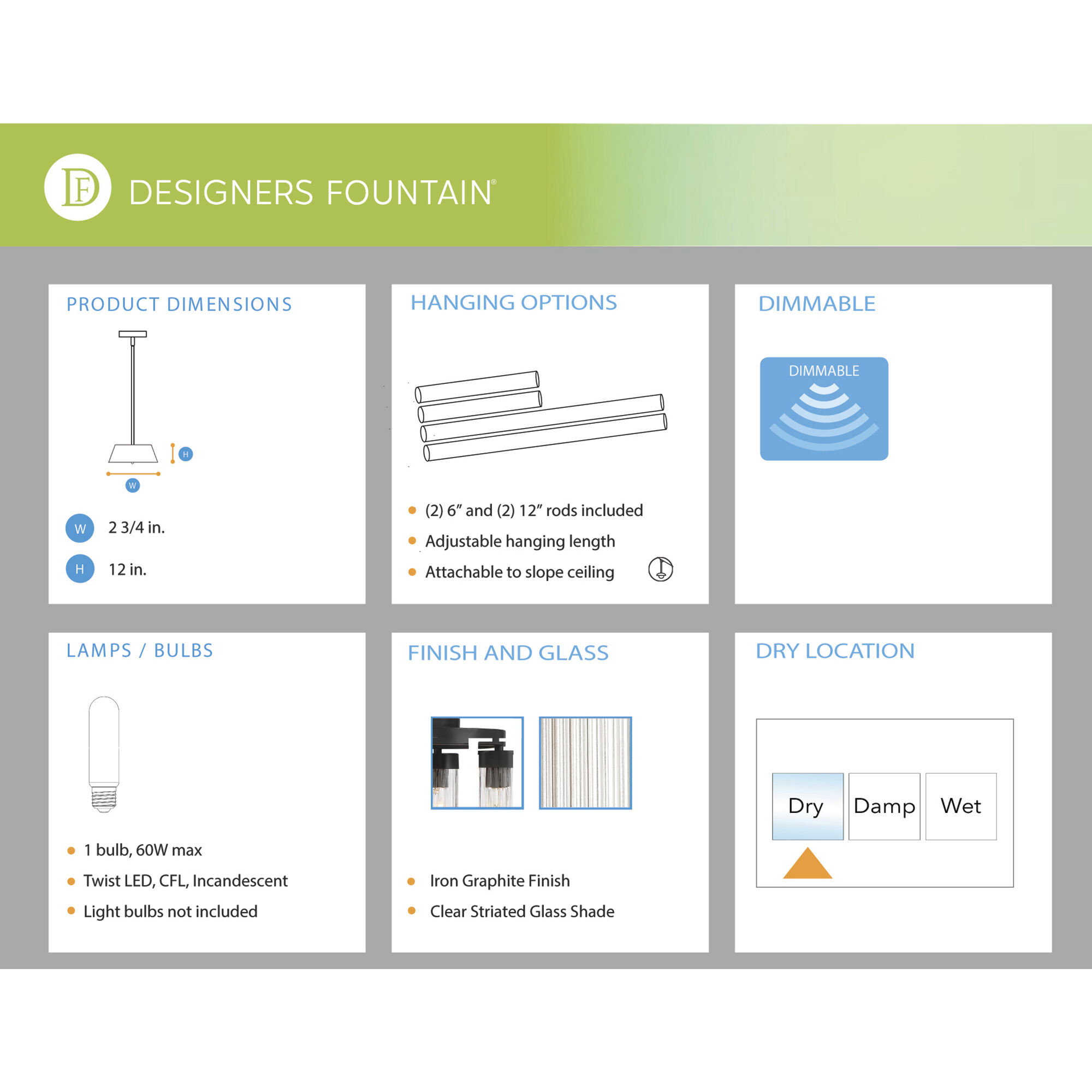 Braden 1 Light 3 inch Iron Graphite Mini Pendant Ceiling Light