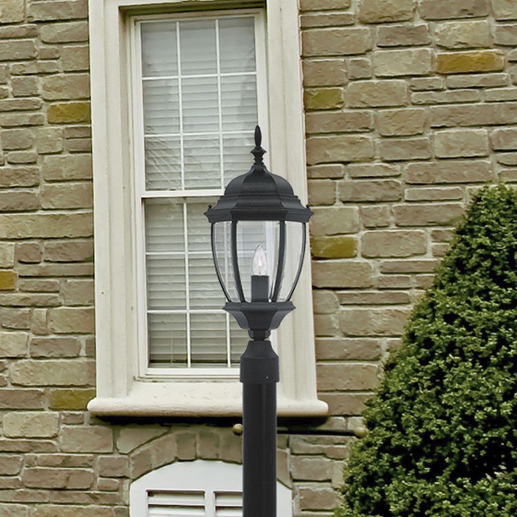 Tiverton 1 Light 22 inch Black Outdoor Post Lantern