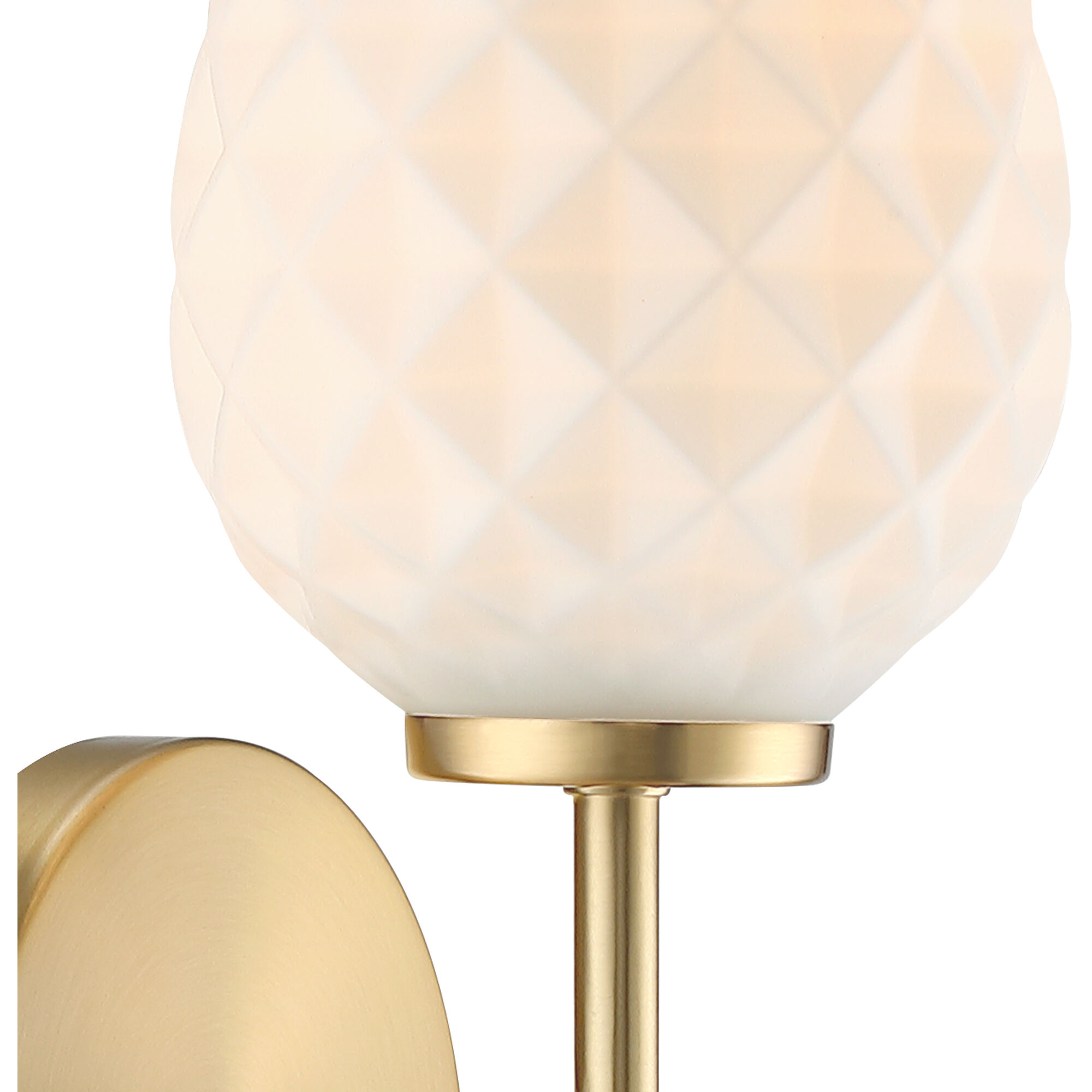 Dita 2 Light 5.25 inch Brushed Gold Wall Sconce Wall Light