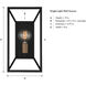 Within 1 Light 8 inch Matte Black Wall Sconce Wall Light